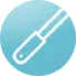 blue icon handle